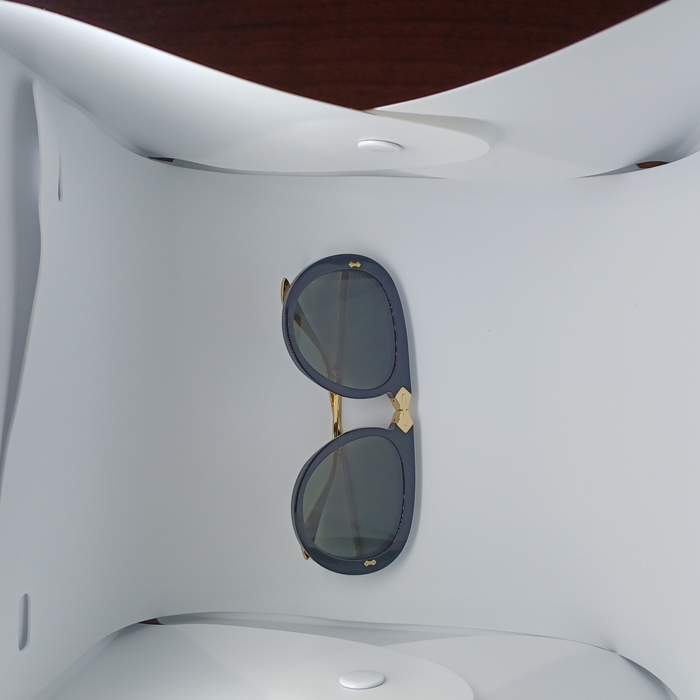 Gucci Foldable Havana Aviator Sunglasses